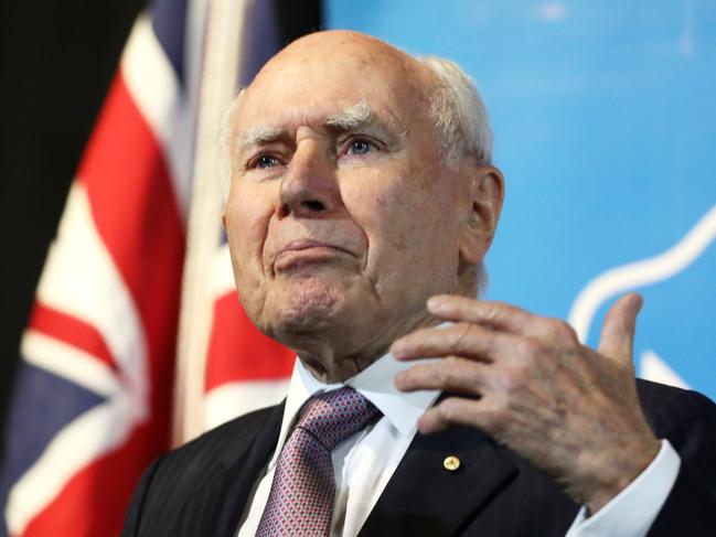 John Howard, a staunch conservative, told me he could never vote for Trump. Picture: Jane Dempster/The Australian