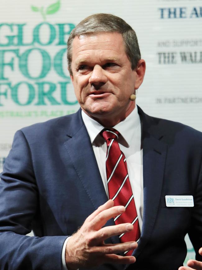 David Goodfellow during the Global Food Forum. Picture: Aaron Francis/The Australian