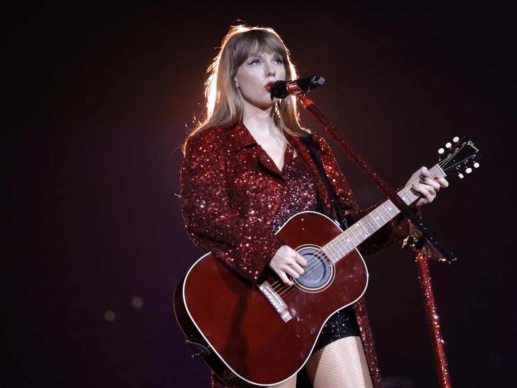 Taylor Swift performs on her recent tour. Picture: Getty