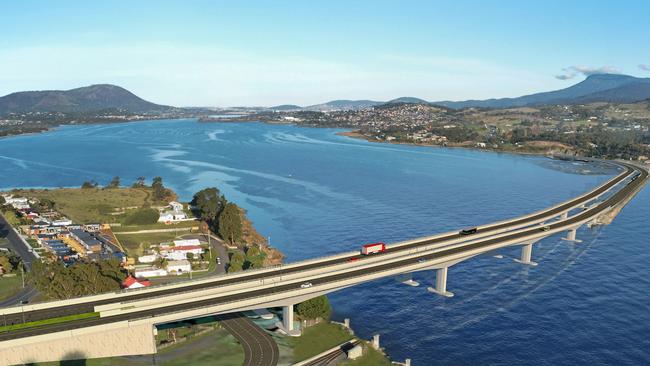 The second option would see a new four-lane bridge built, with two lanes in each direction.