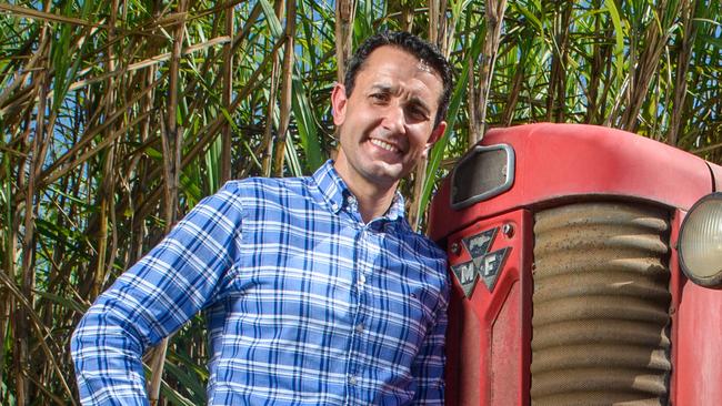 David Crisafulli is the current leader of the Opposition in Queensland, holding office as the leader of the Liberal National Party since November 2020. Pictured here on his parents cane property at Lannercost, just inland from Ingham, North Qld. Picture: Scott Radford Chisholm