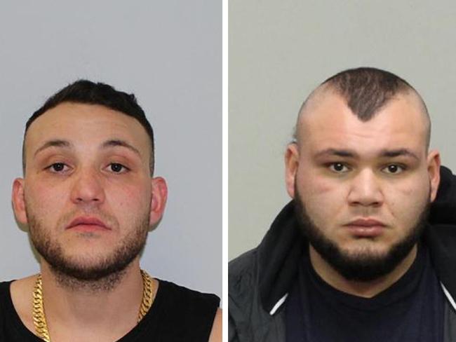 Abdullah El Nasher, 27, (L) appeared in court, and older brother Ali El Nasher, 28, (R) is still wanted by police. Picture: AAP/Victoria Police