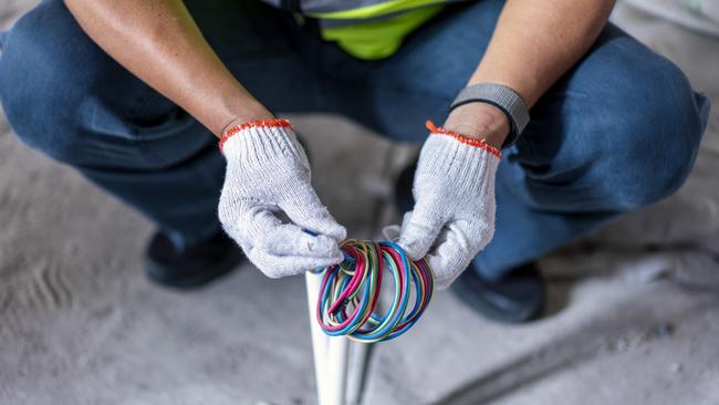 The dad-of-three said he had been an electrician for 37 years. Picture: Getty Images.