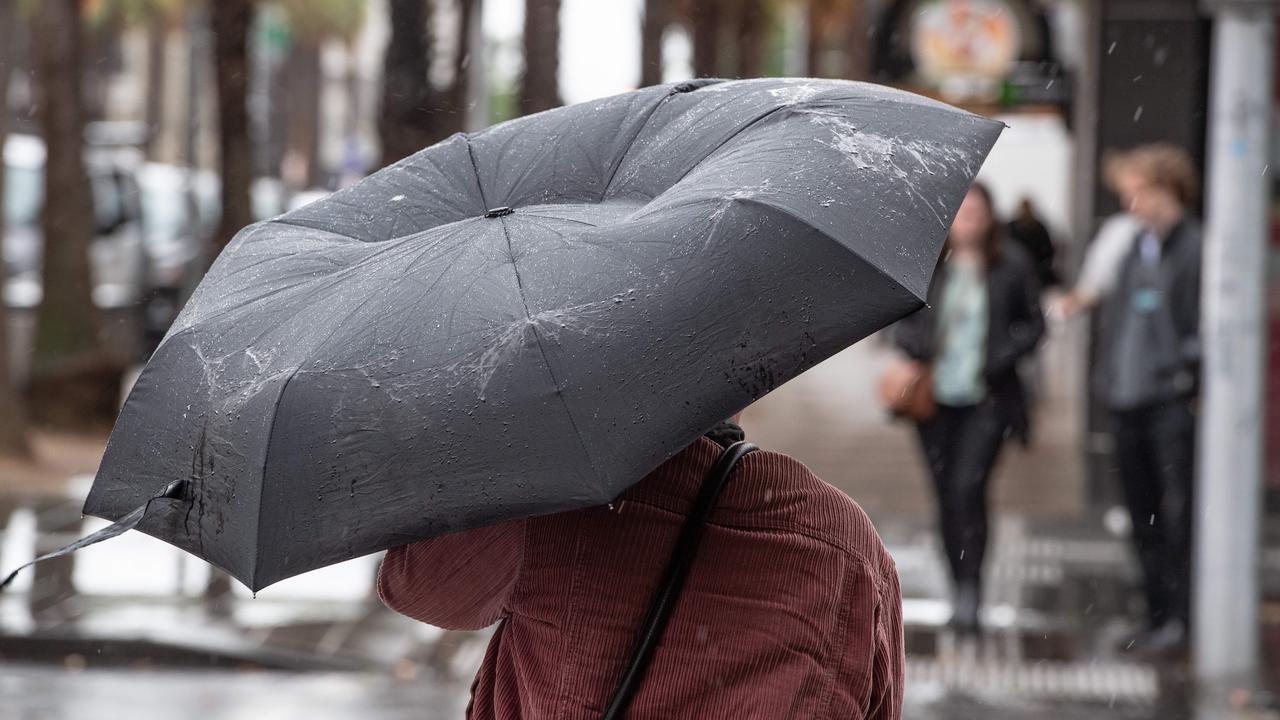 Wet and wild weather could hit Geelong on Monday evening. Picture: Brad Fleet