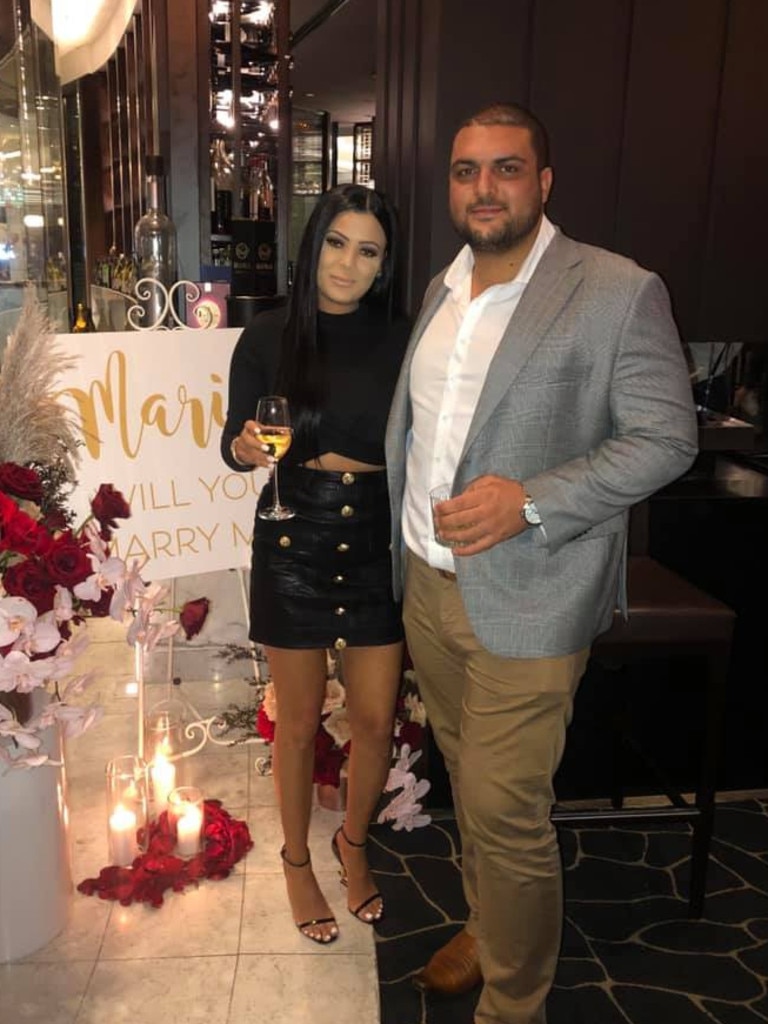 The couple got engaged in June 2019. Picture: Facebook