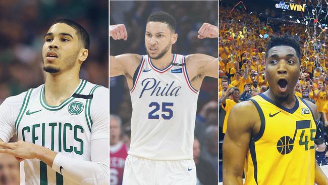 <a capiid="1d916254cd46b87f7848277f50f3c0c8" class="capi-video">Green blows up at hot Harden</a>                     Ben Simmons, Donovan Mitchell and Jayson Tatum will fight it out to be Rookie of the Year.