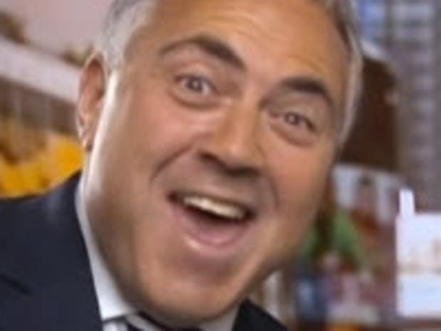 Joe Hockey crashes Sunrise live cross