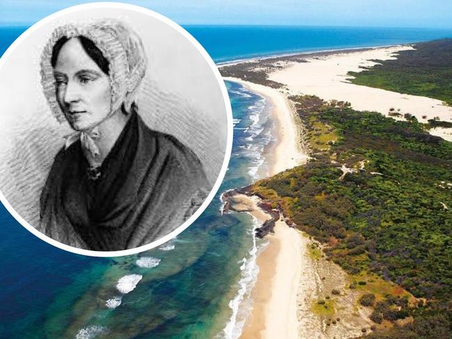 Eliza Fraser was marooned on the island following the wreck of theÂ Stirling Castle in 1836.