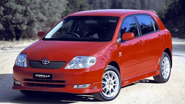 2003 Toyota Corolla Sportivo hatch. Motor car. Vehicle.