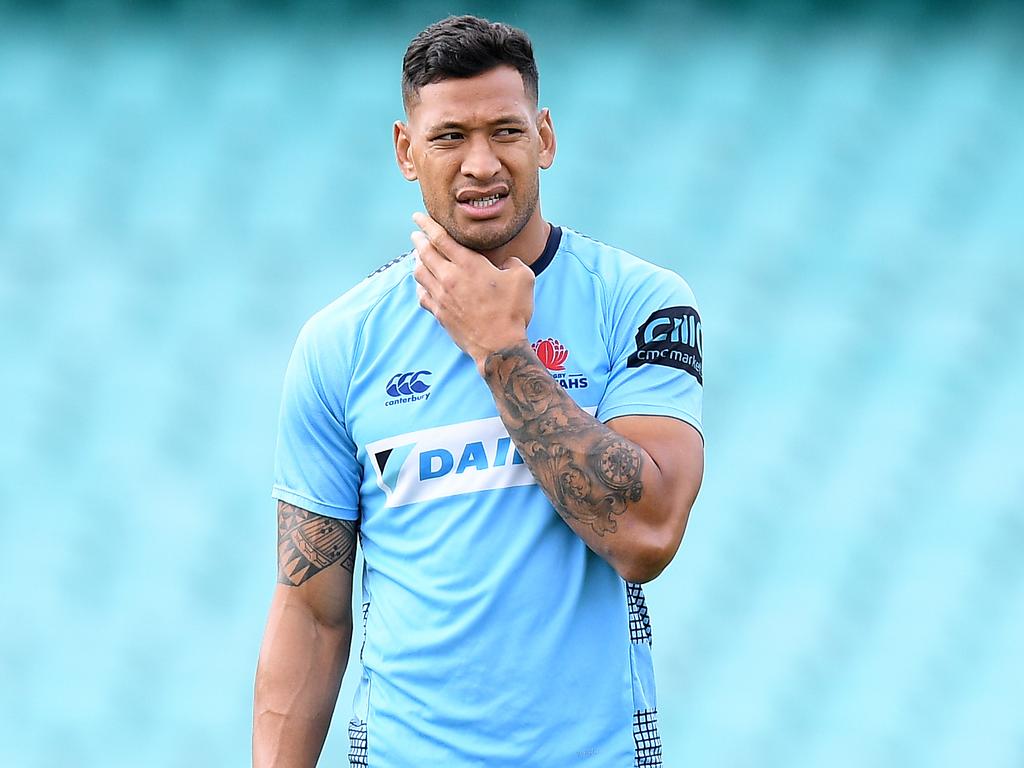 Israel Folau is sitting out the 2019 Rugby World Cup.