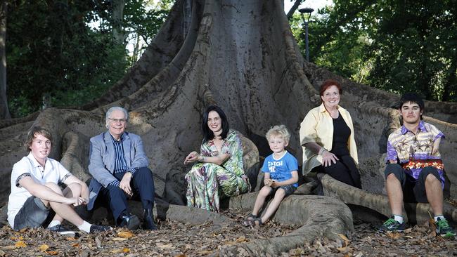 South Australia’s Pride of Australia national finalists, James Harrington, Terry Smith, Fiora Christou, Lachlan Gray, Rae Campbell and Aidan Barry. Picture: Bianca De Marchi.