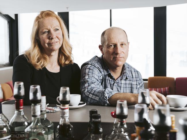 Perisher Manor Hotel managers Jane and Damian Breitfuss. Picture: Jamila Toderas