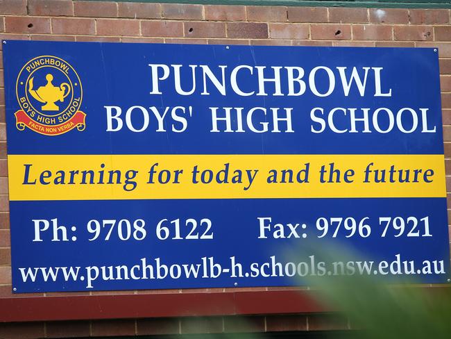 Daily Telegraph - NO BYLINE - General photographs of Punchbowl Boys High School following an alleged threat of violence against the incoming principal Robert Patruno who recently replaced outgoing principal Chris Griffiths and his deputy Joumana Dennaoui over a range of alleged issues, including refusing to participate in a state government-funded program to counter violent extremism after the school was deemed Òhigh riskÓ.