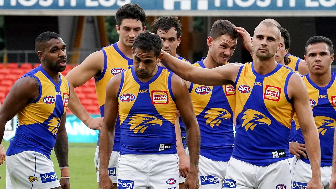 West Coast has just one win in 2020. Photo: Dave Hunt/AAP Image.