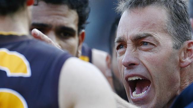 Hawthorn coach Alastair Clarkson fights with Port Adelaide ...