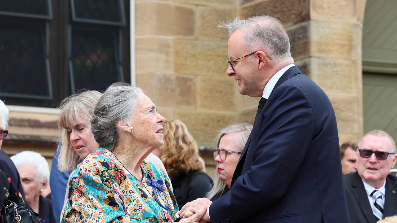 Prime Minister Anthony Albanese has paid tribute to Dallas Hayden, who passed away less than three months after her husband Bill died. Picture: NCA NewsWire/Tertius Pickard