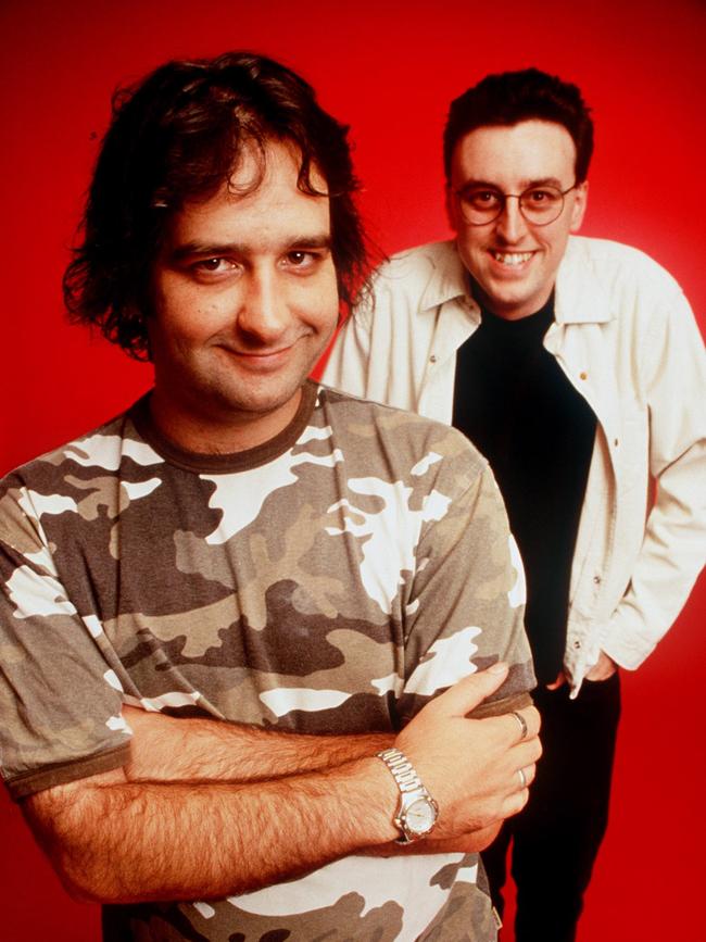 Mick Molloy and Tony Martin had a hit radio show.