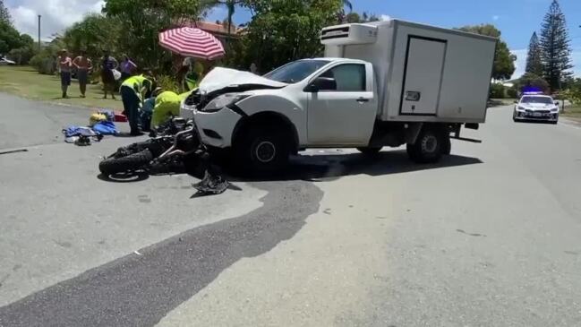 Serious crash at Peregian Beach