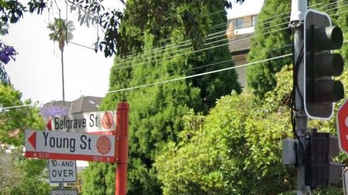 Jogme Wosel was driving a garbage truck when he went through a red light at this intersection in Cremorne in October last year, critically injuring a cyclist on an early morning ride. Picture: Google Maps