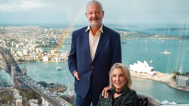 Susan and David Rockefeller Jr. at Sydney’s Crown. Picture: Michael Comninus