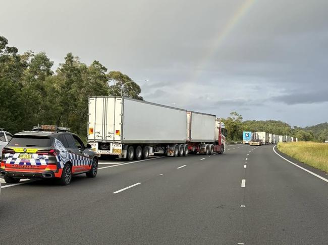 Diversions are in place. Picture: RFS