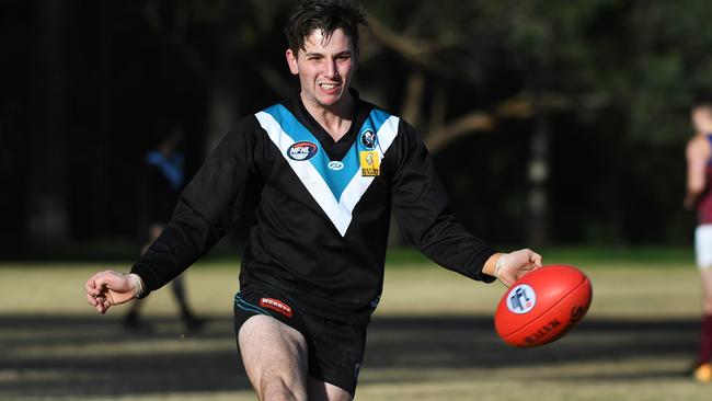 Lachlan Potter in action for St Mary's.