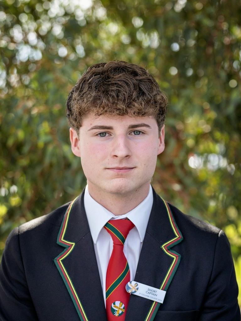 St Columba College Captain for 2025, Lachlan Arias. Picture: Supplied