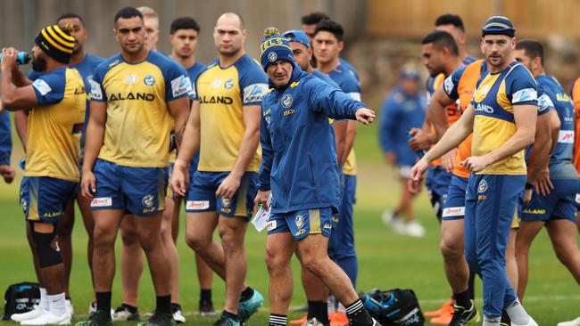 The 2019 Eels are only the eighth side to finish last then play in a finals series in the following season. Picture: Brett Costello