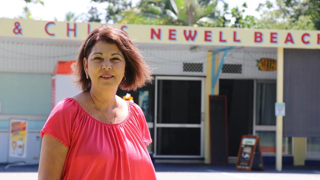 Newly elected councillor Lisa Scomazzon in Newell Beach PIC: GIZELLE GHIDELLA