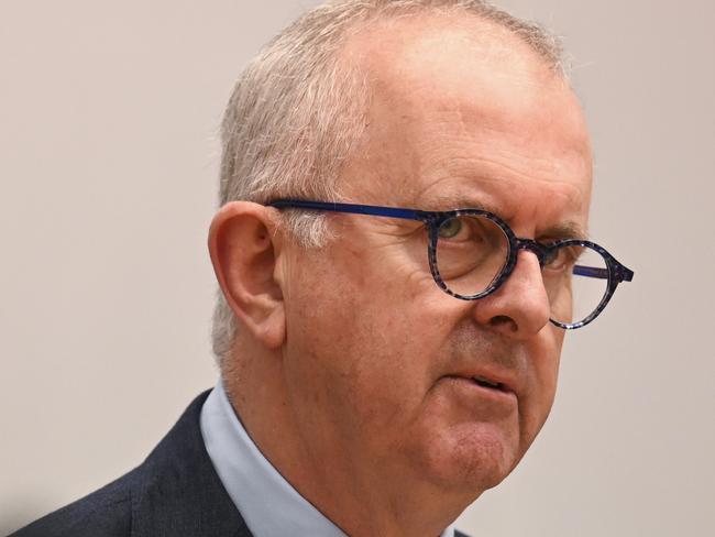 CANBERRA, AUSTRALIA - NewsWire Photos September 28, 2022: Australian Electoral Commissioner Tom Rogers attends the The 2022 federal election, Joint Standing Committee on Electoral Matters at Parliament House in Canberra. Picture: NCA NewsWire / Martin Ollman