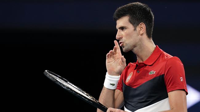 Novak Djokovic says steps will have to be taken to protect players from smoke. Picture: AAP