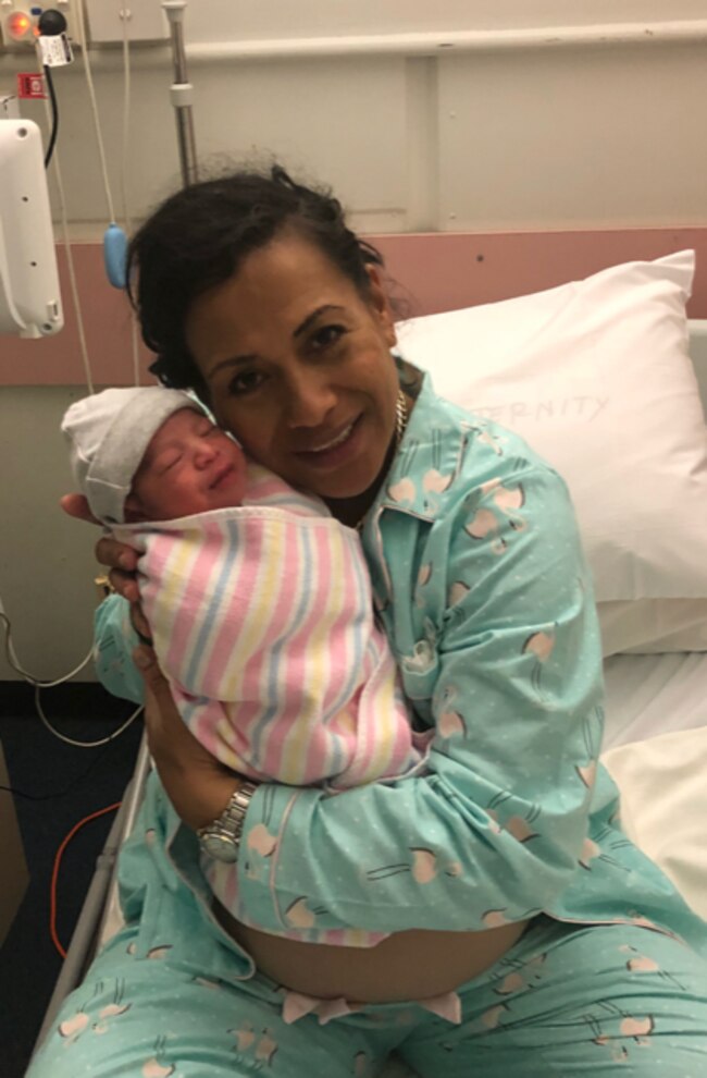 Brenda Hopoate gives birth to her 11th child.