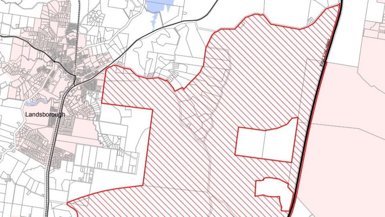 EARMARKED: The Beerwah East priority development area.