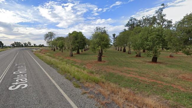 A woman has left with a head injury and possible spinal injuries after her car rolled over near Jack Coe Park on Mundubbera-Durong Road on Sunday, November 3, 2023.