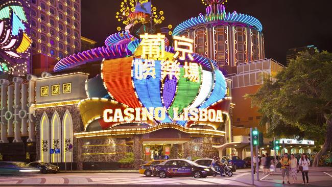 Macau’s famed Casino Lisboa.
