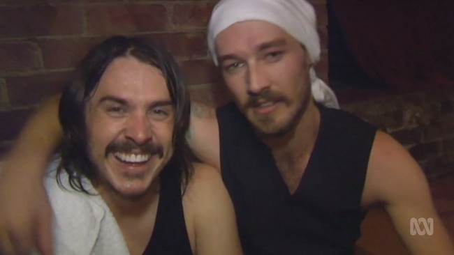 Ben Gillies and Daniel Johns during their Silverchair days. Photo: ABC