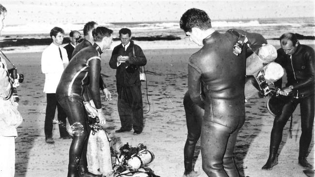 John Simon, former Victoria Police search and rescue diver, when Prime Minister Harold Holt disappeared off Cheviot Beach in 1967.