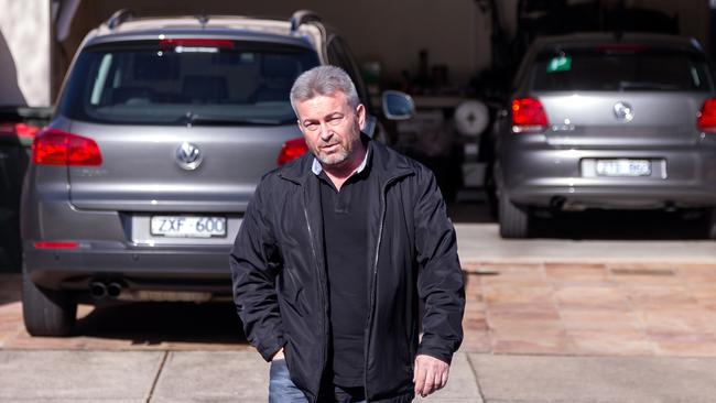 Borce Ristevski outside his home in Avondale Heights in 2016.