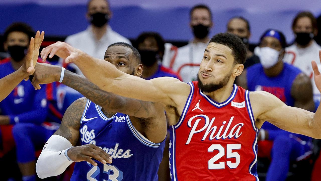 NBA, news, scores: Ben Simmons stats, LeBron James, Lakers vs Suns, 76ers