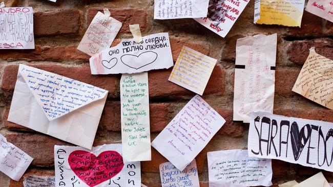 A love letter has the power to move the hardest hearts. Picture: Letters to Juliet.