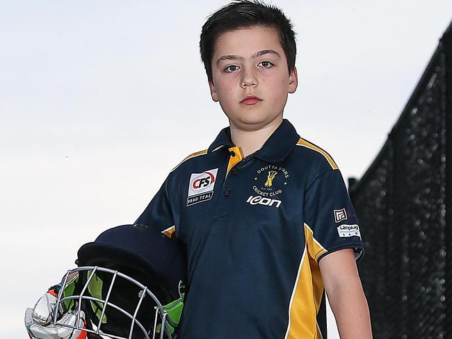 Brothers Jaden 9yrs and Cruz 11yrs play junior cricket for Doutta Stars Cricket Club.Under new COVID-19 guidelines for the 2020/21 season, players will not be able to share personal equipment which will make it more expensive for parents to buy more gear. Picture : Ian Currie