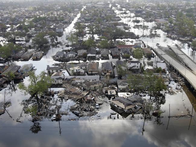 Professor Mossop learned from the Hurricane Katrina disaster in New Orleans. Picture: AFP PHOTO / Robyn Beck