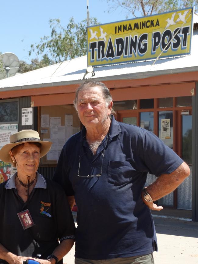 Innamincka residents Joan and John Osborne have received OAMs. Picture: Sarah Harrisson