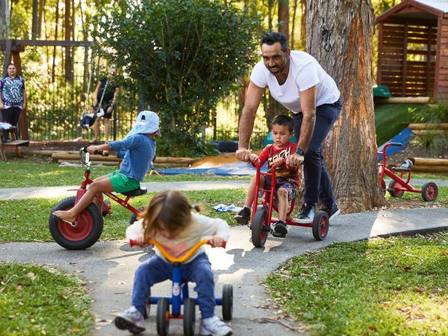 Rolling on: Goodes wants what he does now to be his true legacy. Picture: James Green