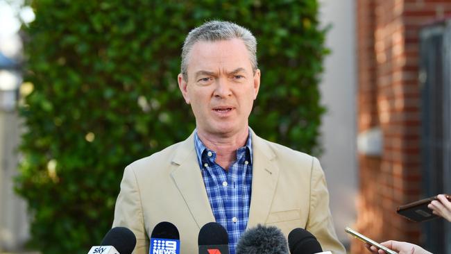 Minister for Defence Christopher Pyne formally announced his retirement from politics on Saturday. Picture: AAP