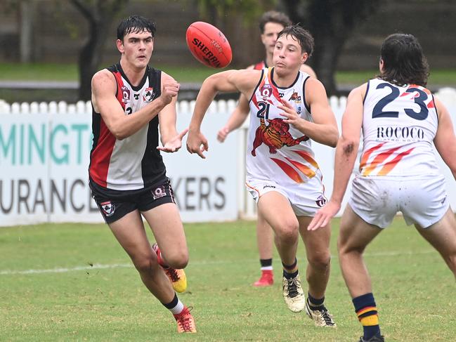 QAFL colts AFL footy between Morningside and NoosaSaturday May 25, 2024. Picture, John Gass