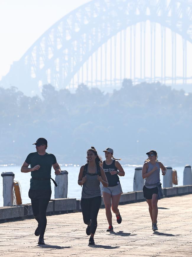 Smoke is expected to hang around Sydney in the coming days as back burning operations are underway. Picture: NCA NewsWire / Dylan Coker