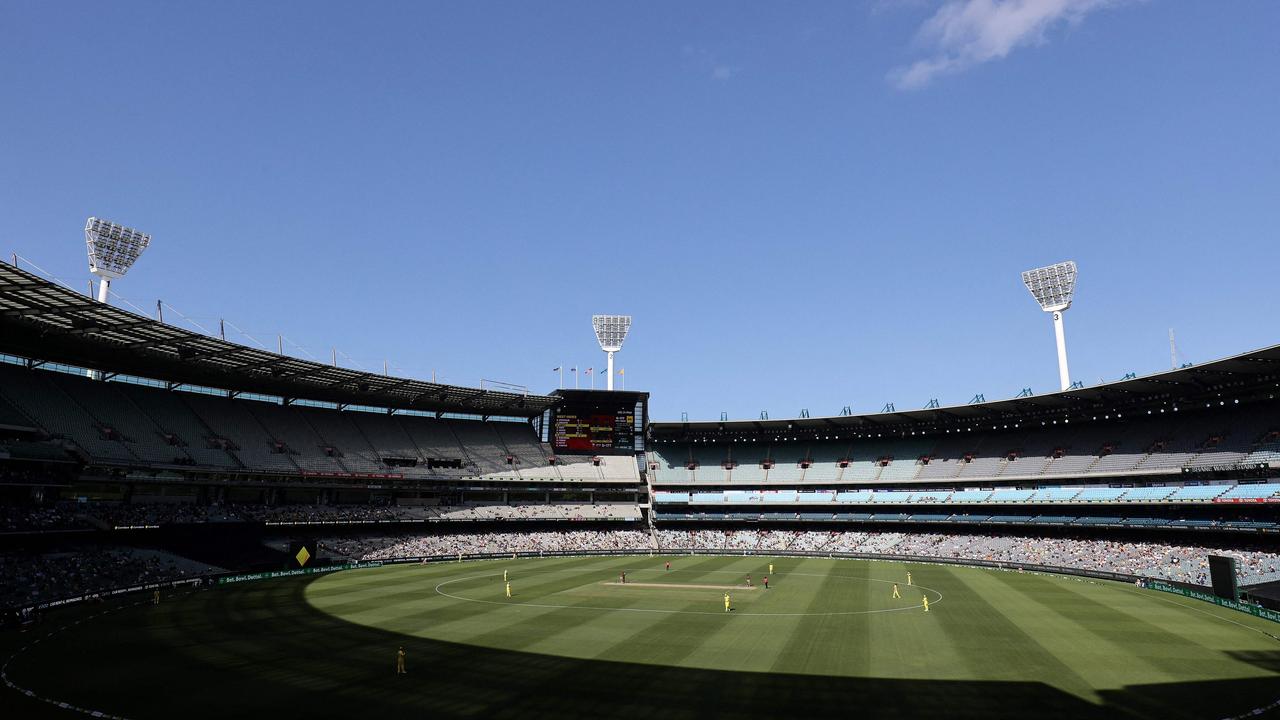 The game was underway. Photo by Martin KEEP / AFP