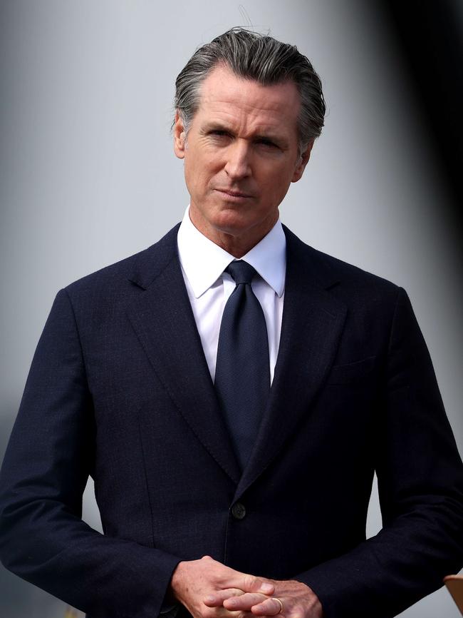 California Governor Gavin Newsom. Picture: Justin Sullivan/Getty Images/AFP