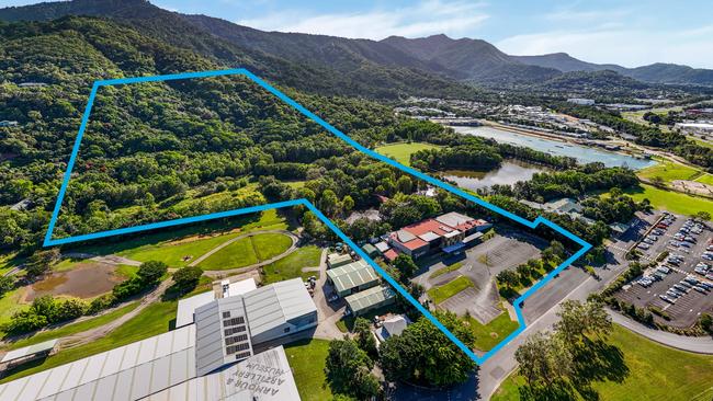 The site of the former Tjapukai cultural centre at 4 Skyrail DriveSmithfield is for sale. Photo: Supplied